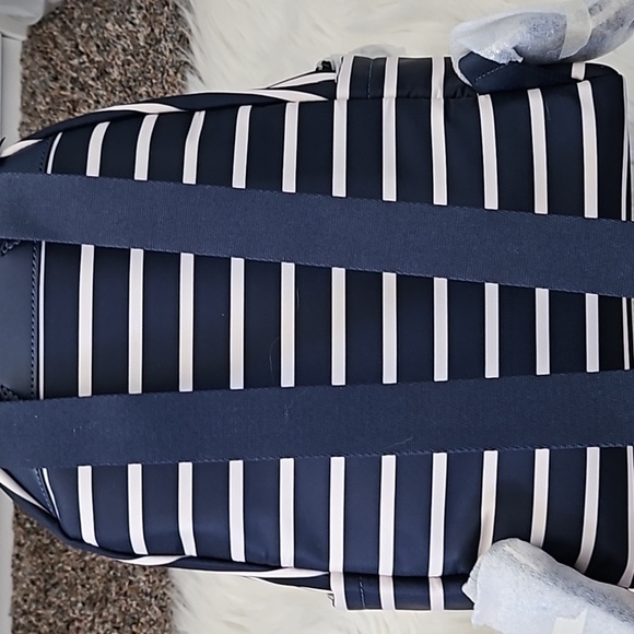 kate spade Chelsea Nylon Medium Backpack Navy blue and Off-white NWT - Picture 8 of 15
